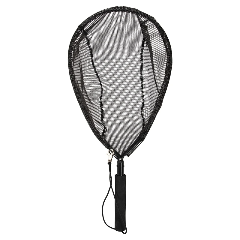 Fly Fishing Landing Net Bass Trout Catch and Release Rubber Coating Scoop | Спорт и развлечения