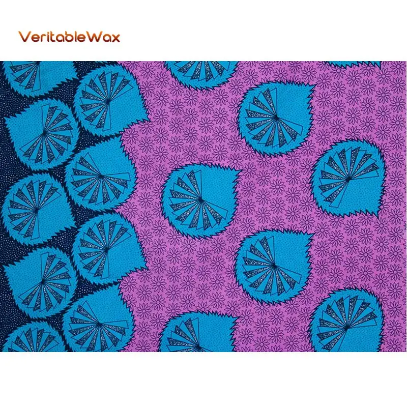 

Africa Ankara Polyester Fabric Printed Cloth Sewing Quilting Fabrics For Patchwork Needlework DIY Handmade Accessories FP6265-66