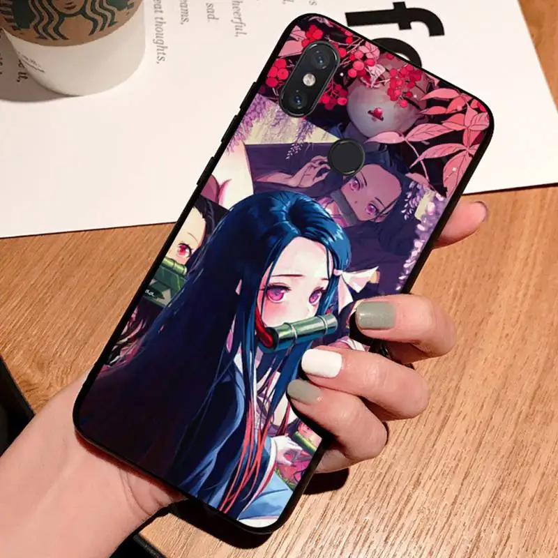 

Kamado Nezuko Kimetsu no Yaiba Demon Slayer Phone Case For Xiaomi Redmi 7 8 9t a3 9se k20 mi8 max3 lite 9 note 9s 10 pro
