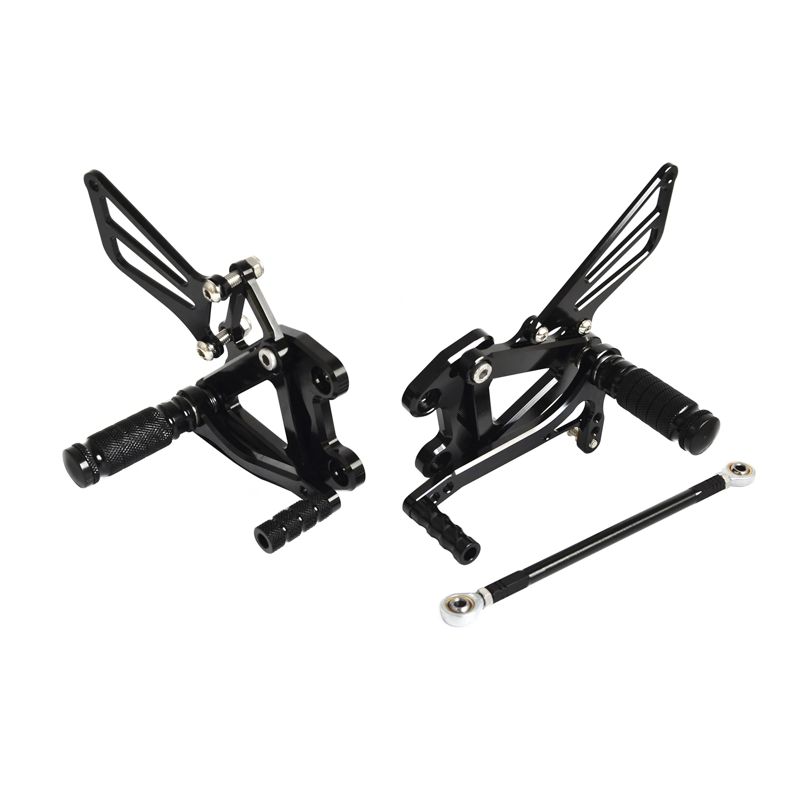 Управление ногами NICECNC Регулируемые задние комплекты подножка с ЧПУ для Kawasaki ZX6 /