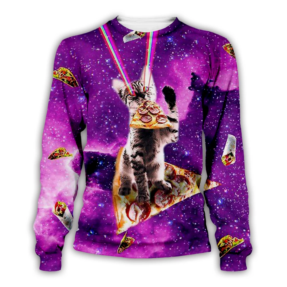 

PLstar Cosmos 3DPrint Newest Funny Cat Laser Art Unique Amazing Harajuku Streetwear Unisex Hoodies/Sweatshirt/Zip Style-16