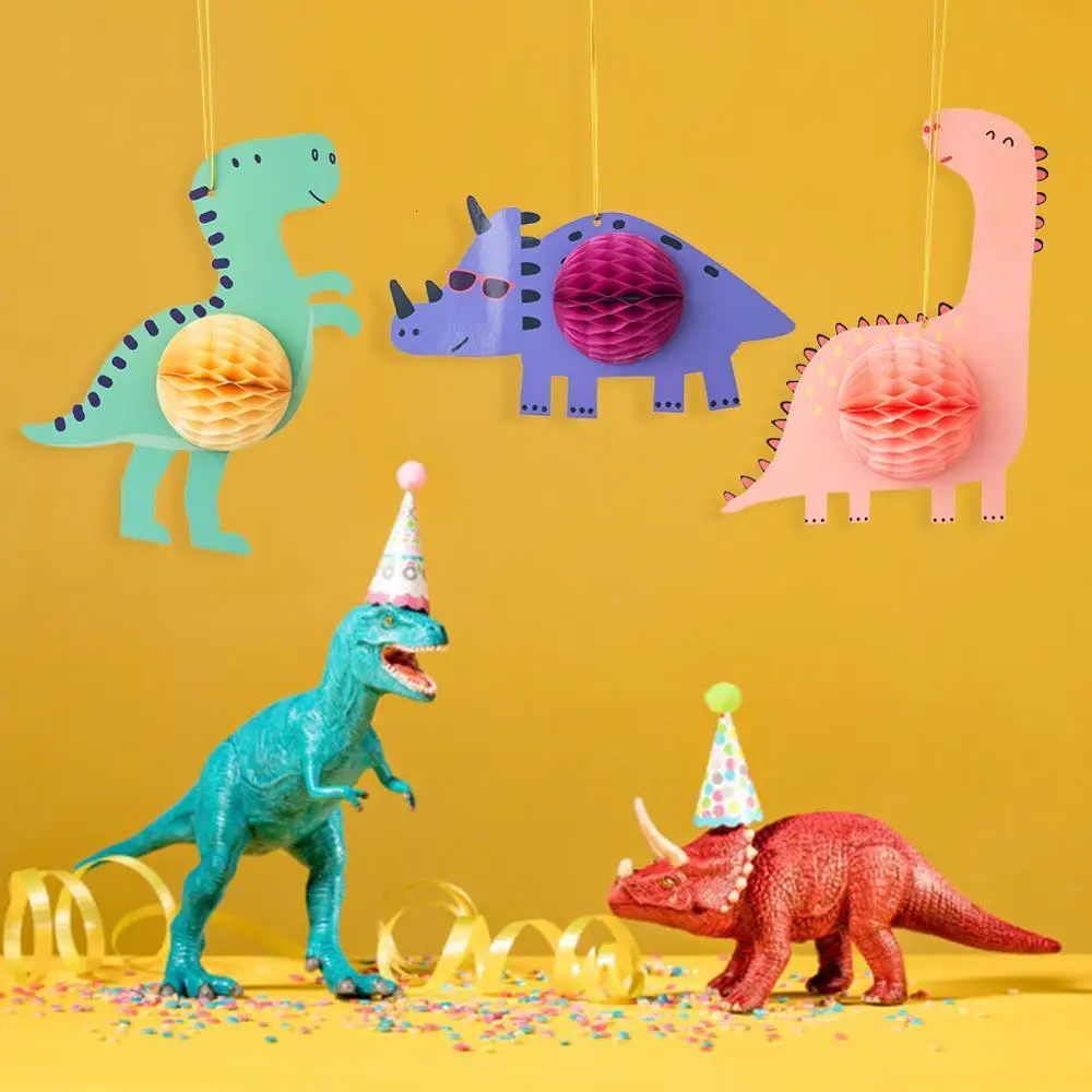 Комплект детской одежды из 3-х предметов с изображением динозавра для детей на