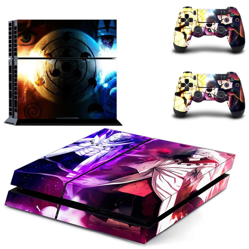 Аниме Наруто, боруто полное покрытие лицевые панели наклейка для PS4 Наклейка для playstation 4 консоли и контроллеры наклейка для PS4 виниловая наклейка