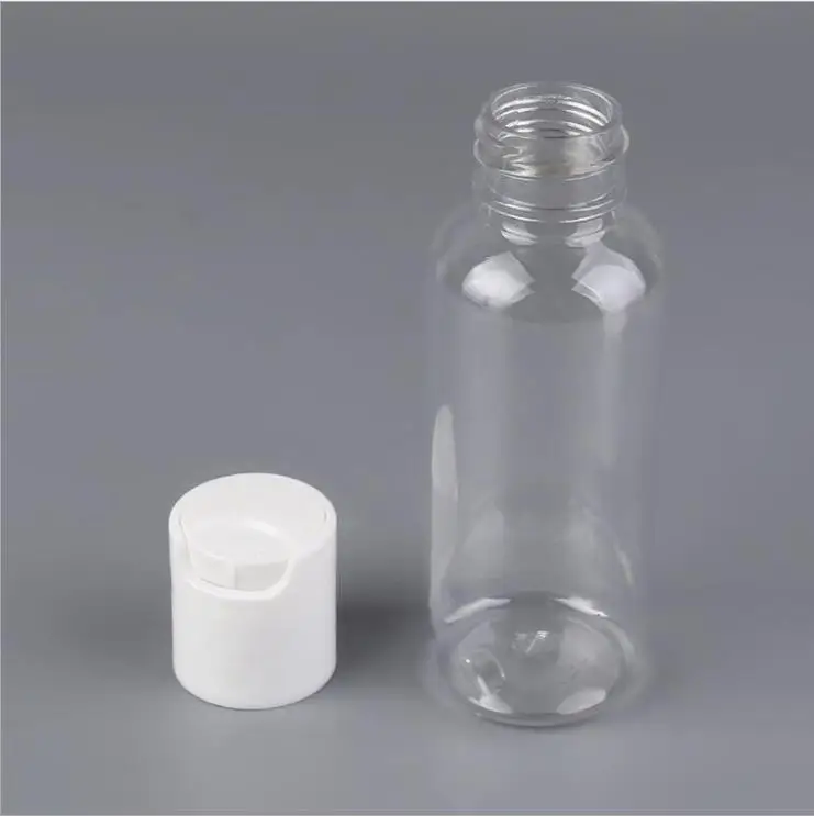 100 шт. пластиковые прозрачные эмульсионные флаконы для лосьона 30 мл|Многоразовые