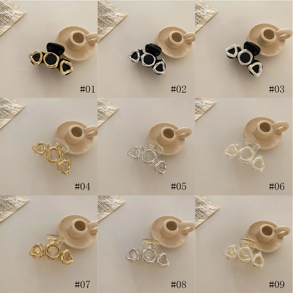 

2021 Korean Elegant Geometric Chain Hair Claw Women Girls Hair Crab Vintage Hair Clips Ornament Hair Accessories
