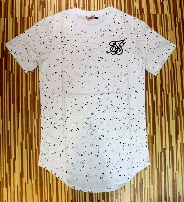2021 модная летняя футболка с брызгами-чернилами хлопковые футболки Swag для