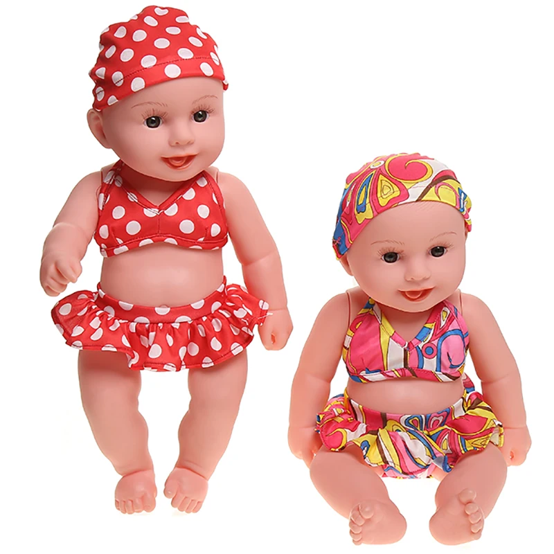 Полностью силиконовые куклы Новорожденные 35 см мягкие не водонепроницаемые