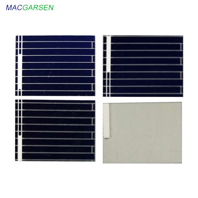 MACRAGSEN 100 шт Солнечная панель 0 5 В фотоэлектрическая портативная солнечная батарея