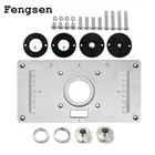 700C алюминиевый фрезерный стол вставка пластина wвтулка для деревообрабатывающих скамейок деревянный триммер роутера гравировальный станок