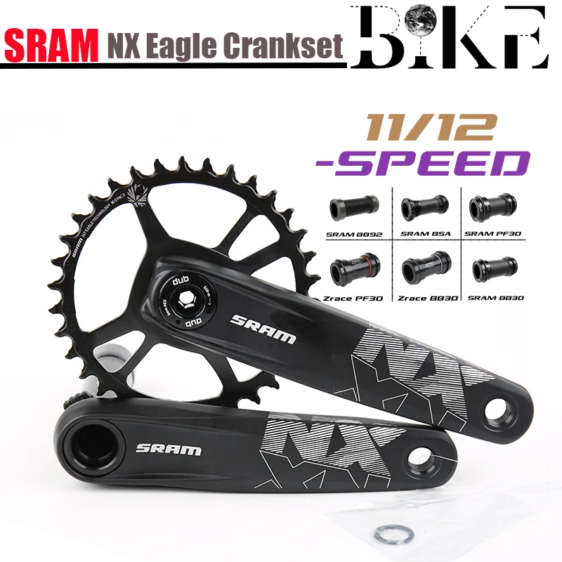 SRAM NX EAGLE DUB 34T 32T 170 мм 175 горный велосипедный кривошипный комплект Нижний