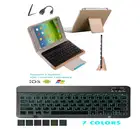 Новинка 7 видов цветов освещенная контржурным светом СИД Bluetooth клавиатура для планшета чехол для Huawei Mediapad M5 Lite 10 10,1 BAH2-W09 BAH2-L09 BAH2-W19 крышка