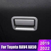for toyota rav4 2019 2020 2021 2022 rav 4 xa50 abs car storage box co pilot handle bowl cover decoration sticker accessories