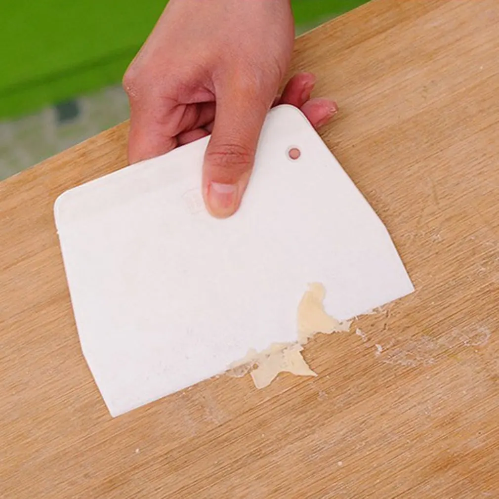 

Practical Design Home Kitchen Baking Tools Multifunctional Spatulas Cake Smoother Plastic DIY Cream Scraper Cake Mold Tools