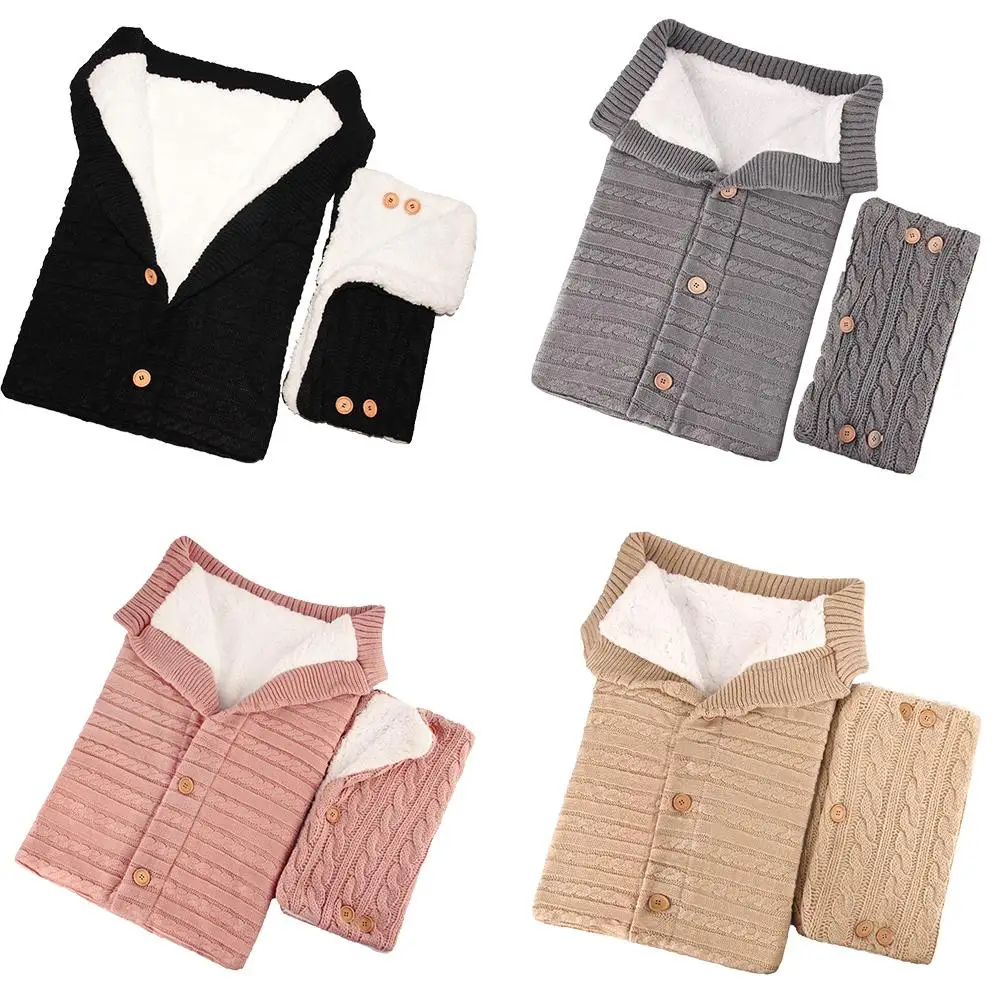 Детский конверт для коляски зимний детский спальный мешок бархатный теплый