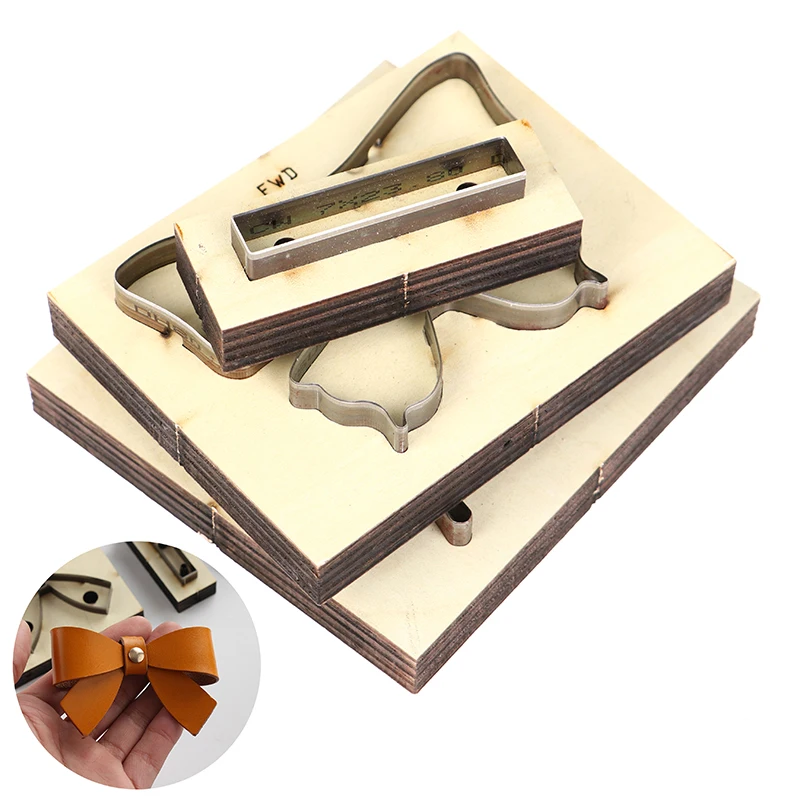 

3Pcs Butterfly Leather Cutting Bow Knot Dies Blade Mold Cutter Tools Wood Dies Cutting Bow