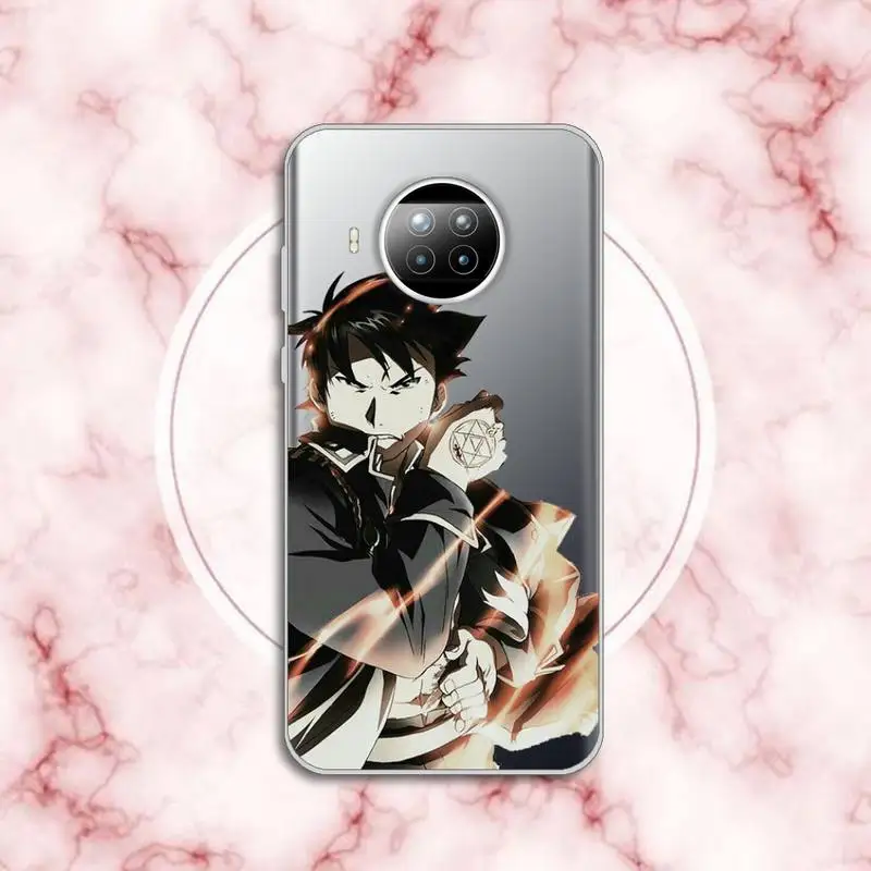 

Fullmetal Alchemist Brotherhood anime Phone Case Transparent for Xiaomi Redmi note 10 t 8 9 pro lite 11