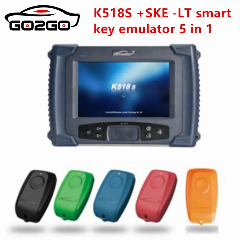 Горячий SKE-LT умный эмулятор ключей для Lonsdor K518S ключ программист 5 в 1 полный пакет с 2 шт умный ключ для Тойоты PCBA