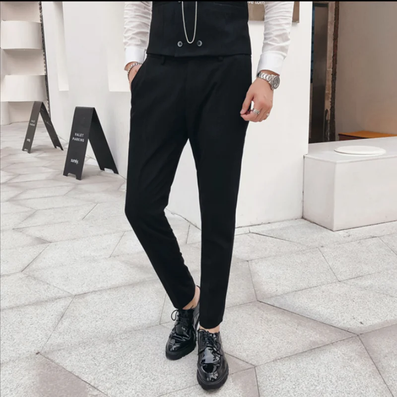 

Three Piece Business Party Best Men Suits Peaked Lapel One Button Custom Made Wedding Groom Tuxedos Jacket Pants Vest M-3XL