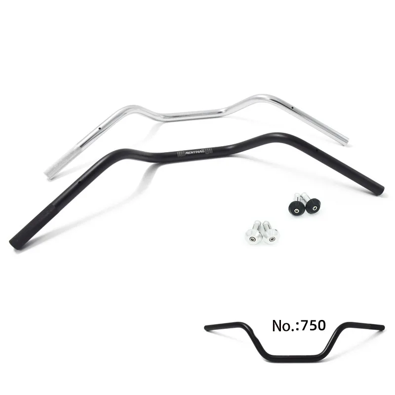 740 мм 22 Универсальные винтажные мотоциклетные ручки из алюминиевого сплава с