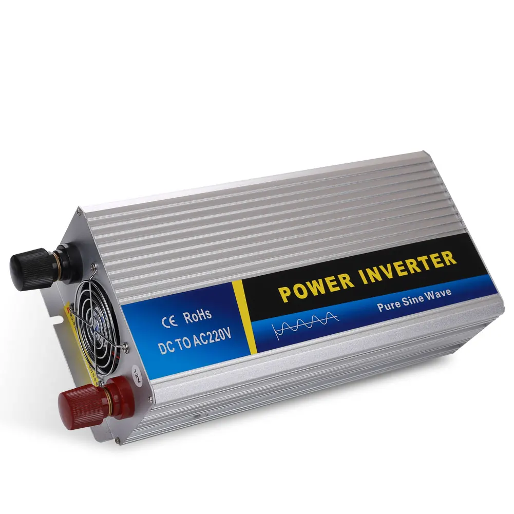 DC 12 В к AC 220 чистая Синусоидальная волна преобразователь выход автомобильный