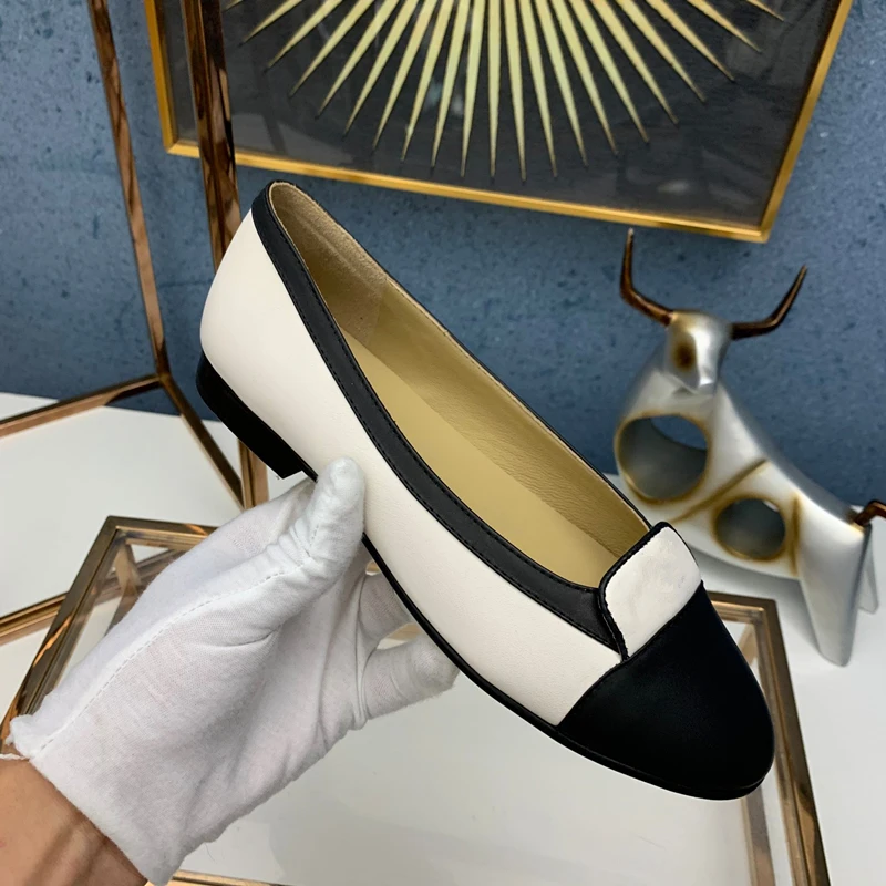 

Смешанные Цвет Новый 2021 обувь женские английский стиль офисные женские туфли простые натуральная кожа из овечьей кожи; Мягкие лоферы; Модны...