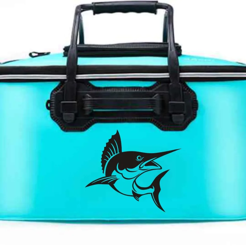Marlin Fish Sticker Swordfish Decal Bucket Tackle Shop Fishhook Tank Boat Box Car Vinyl | Дом и сад