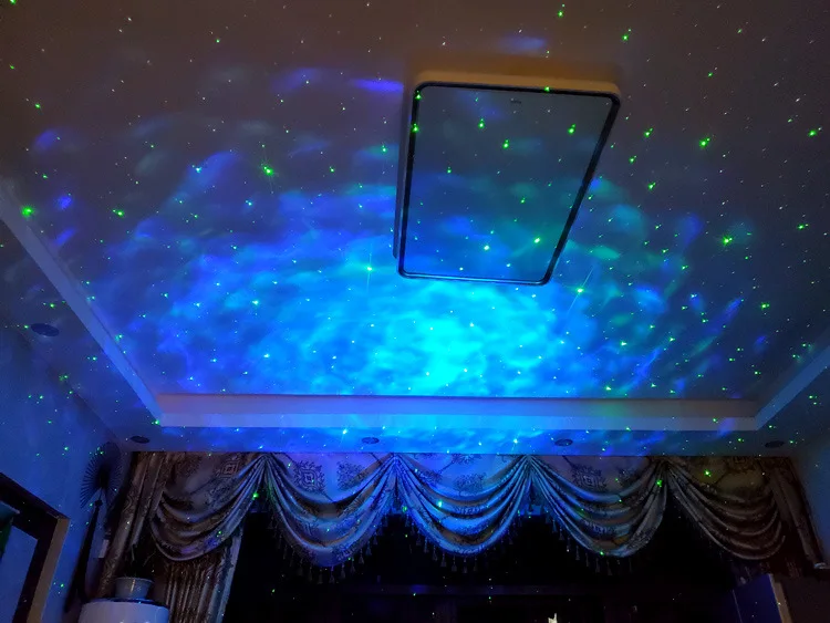 Проектор с рисунком воды проектор неба галактика дистанционное управление