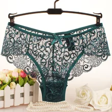 Na europa e nos estados unidos não traço feminino sexy roupa interior rendas oco para fora cintura sexy briefs ms respirável e confortável (2)