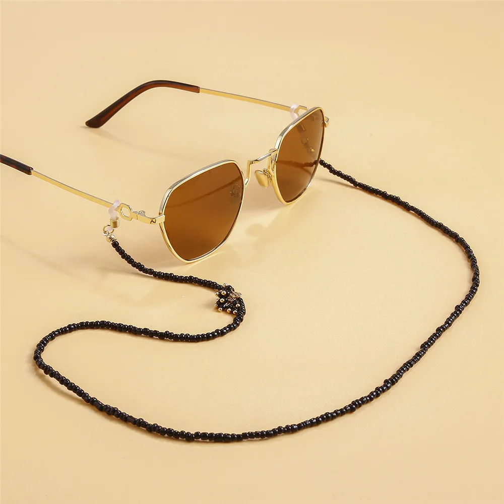 

Rice Beads Eyeglass Chain Bohemia Pearl Glasses Chain Beaded Lanyard Hold Straps Reading Sunglasses Cords Holder Rope Eyewear