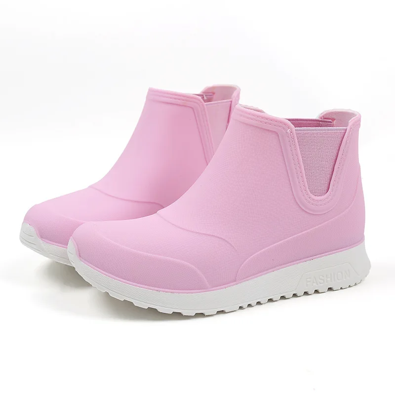 Женские нескользящие резиновые сапоги модная обувь для дождя родителей отдыха