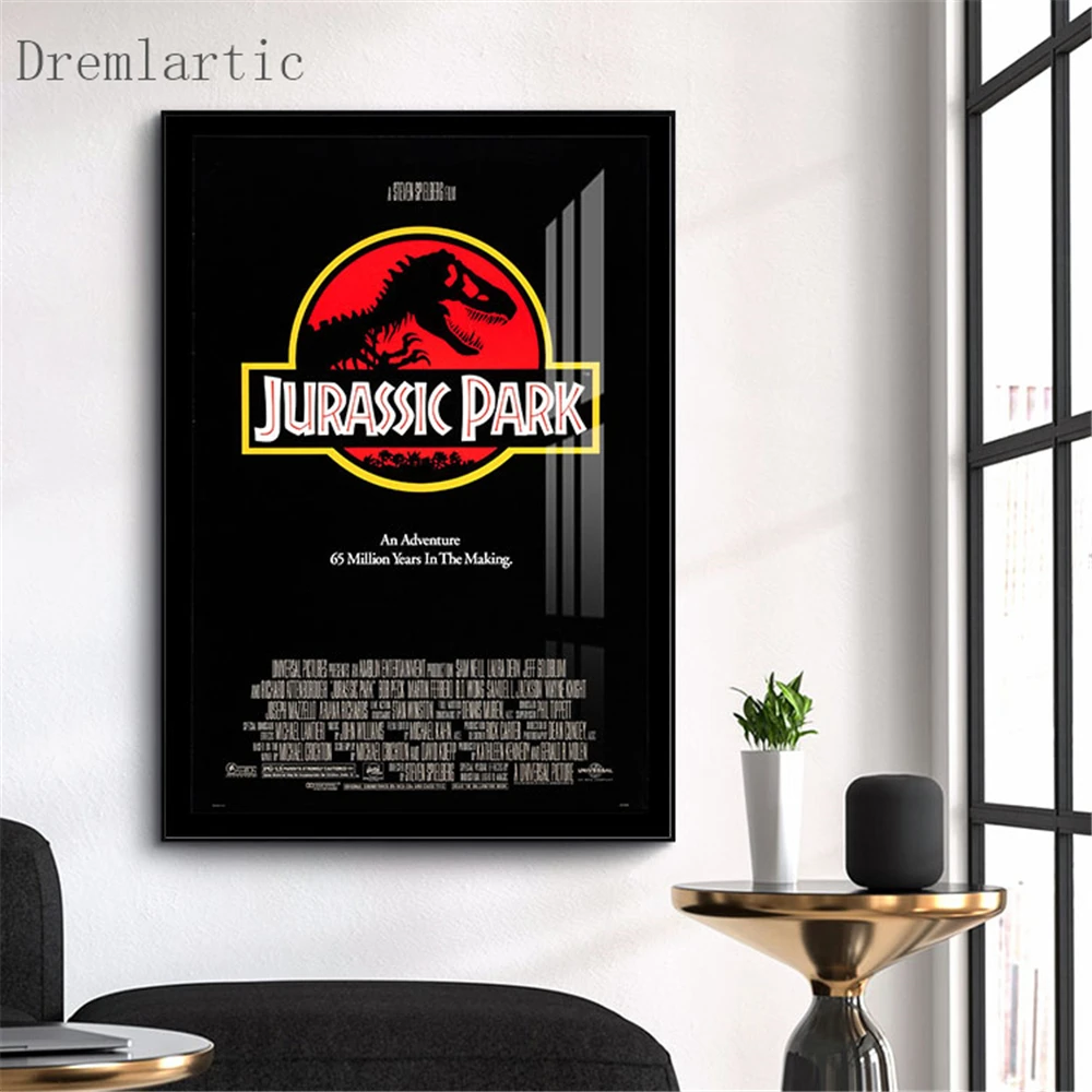 

Jurassic Park#t Home Decoration Custom Canvas Painting Wall Silk Poster Cloth#KC-20