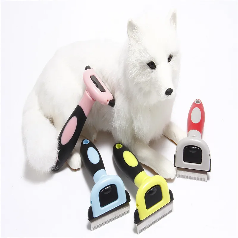 

Combs Dog Hair Remover Cat Brush Grooming Tools Pet Detachable Clipper Attachment Pet Trimmer Combs Supply Furmins for Cat Dog