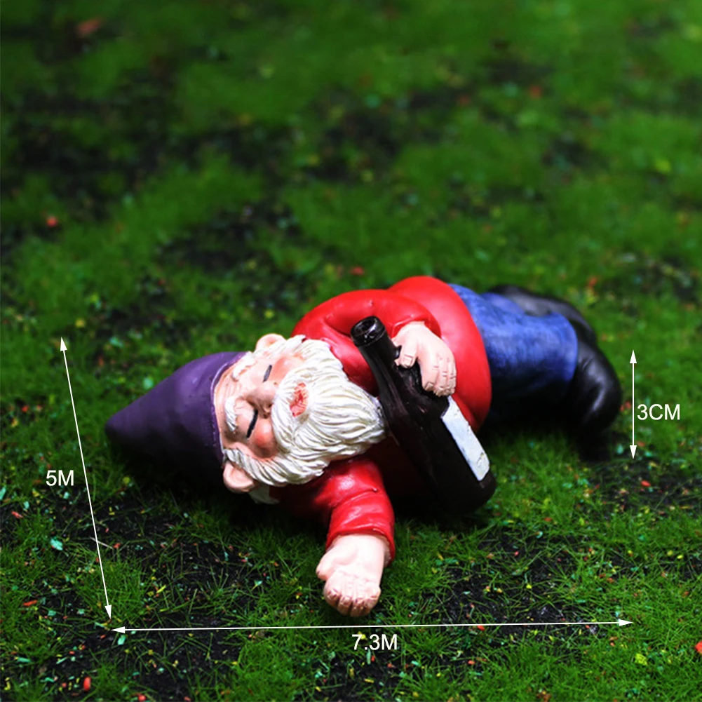 

Garden Decoration Figurines Landscape Decoration Outdoor Miniature Garden Dwarf Ornaments Handicraft Flower Pot Accessories Elf