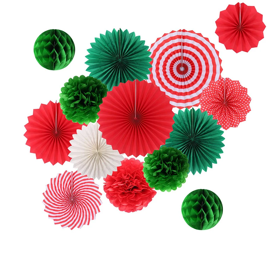 13 шт./компл. фиолетовый набор бумажных фанатов розовые помпоны свадьба с днем