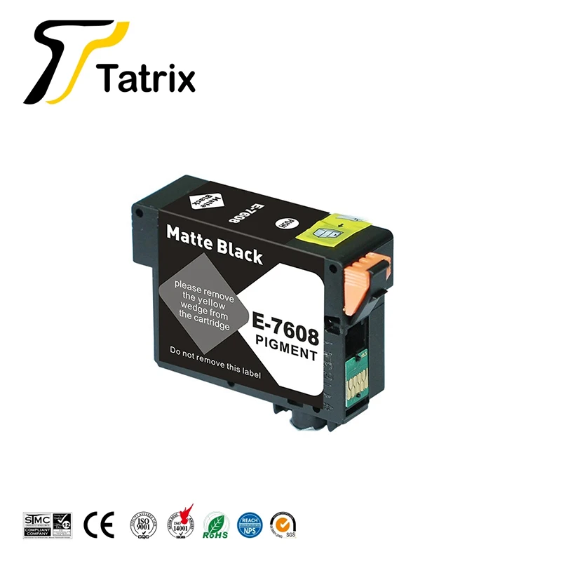 Tatrix совместимый чернильный картридж для принтера Epson T7601 T7602 T7603 T7604 T7605 T7606 T7607 T7608 T7609 костюм для Epson суреколор SC-P600