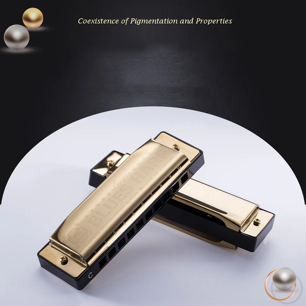 10-Holes Harp Diatonic Blues Harmonica C Key для детей и взрослых диатонический начинающих легко