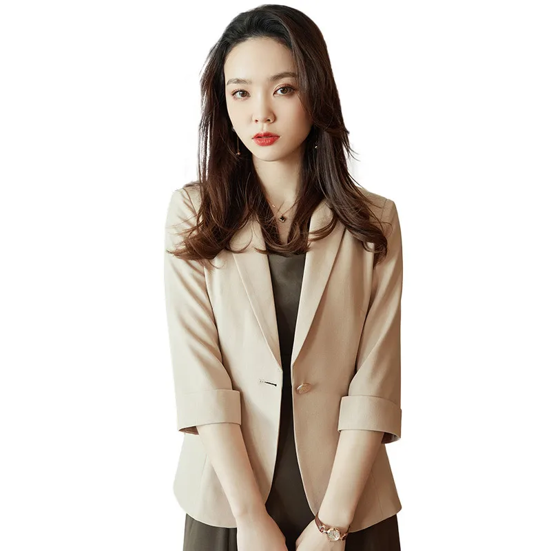 Повседневный короткий маленький пиджак новинка 2021 Женский облегающий Стильный