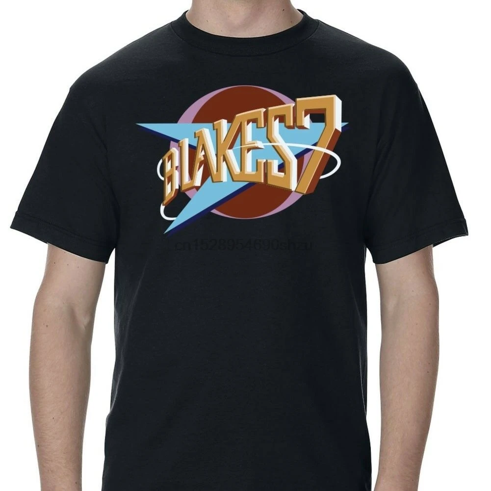 Sci Fi взрослая футболка с логотипом Blakes 7| |