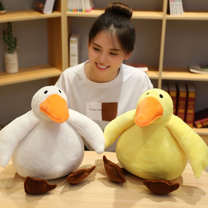 

1pc 35/55cm Cute Yellow/White Duck Plush Toys Soft Stuffed Animals Dolls Toy for Children Baby Appease Toy Girls Christmas Gifts