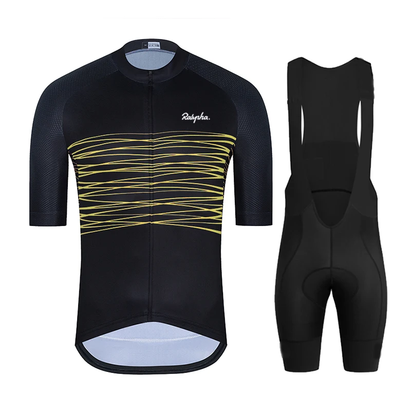 

2021 Team Ralvpha Cycling Jerseys Bike Wear clothes Quick-Dry bib gel Sets Clothing Ropa Ciclismo uniformes Maillot Sport Wear