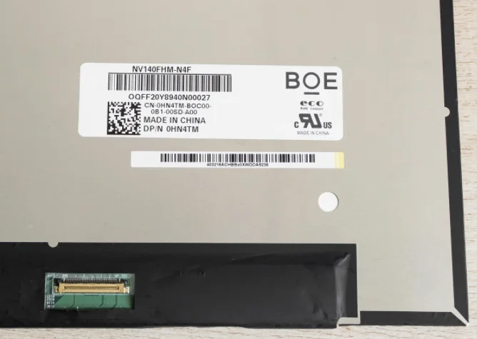 Оригинальный ЖК-дисплей IPS 14 дюймов светодиодный экран FHD1920 * 1080 EDP 30-контактный