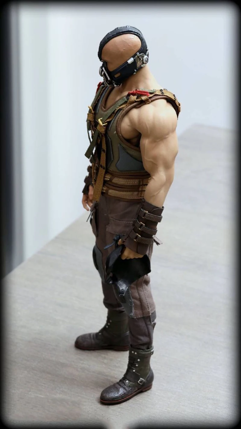 1/6 масштаб Темный рыцарь поднимается Бейн голова лепить для 1" Мужской тела головы игрушки