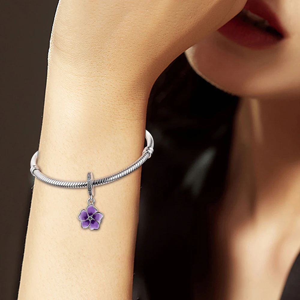 Подходит для Pandora очаровательные браслеты поэтические бусинки с