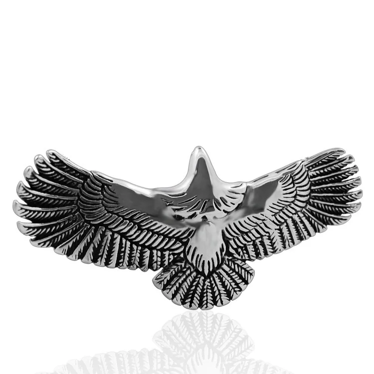 

Vintage Stainless Steel Eagle Pendant Necklace Motorcycle Party Personality Punk Animal Necklace Cool Men Biker Jewelry