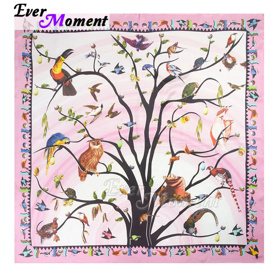 

Ever Moment Diamond Painting Tree Birds Animal Needlework Artwork Hobby Picture Of Rhinestone 5D DIY Diamond Embroidery 3F2130