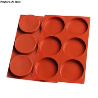 6 round silicone cake molds 4 inch large round baking pan muffin sandwich dessert mold party christmas dessert afternoon tea