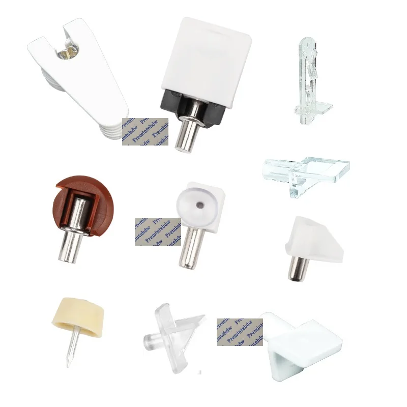 Пластиковый шкаф для мебели полка держатель кронштейн шпильки прозрачные