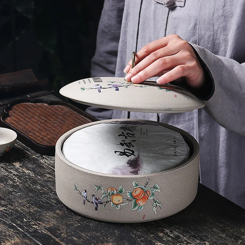 Чайный чайник для торта чайные контейнеры керамическая грубая керамика емкость