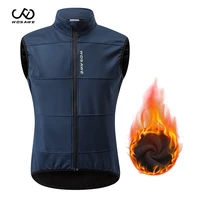wosawe cycling warm up vest windproof waterproof running mtb bike bicycle cycling sleeveless jacket short bicycle chothes