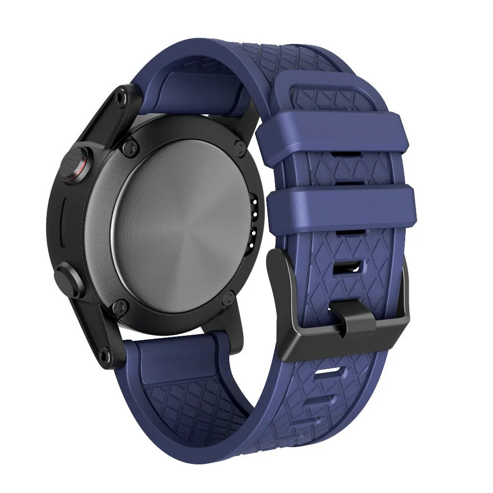 Мягкий силиконовый ремешок для наручных часов Garmin Fenix/Fenix 2 легко устанавливается